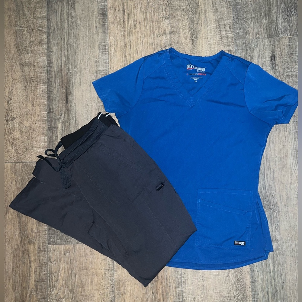 Greys anatomy scrub set size xs